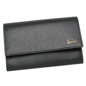 Gucci（グッチ） 中長財布 LADIES SCRIPT 190365 1000 ブラック