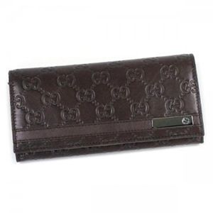 Gucci（グッチ） 長財布 MEN BAR 233112 2019 ダークブラウン