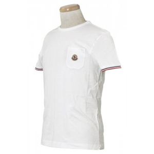 MONCLER(モンクレール) メンズTシャツ  80183 1 ホワイト L66S20W47SH41