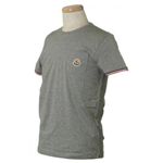 MONCLER(モンクレール) メンズTシャツ  80183 985 グレー L67.5S21W49SH42.5