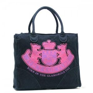 JUICY COUTURE(ジューシークチュール) トートバッグ JUICY ITEMS YHRU2118 498 ダークブルー H32×W38×D11