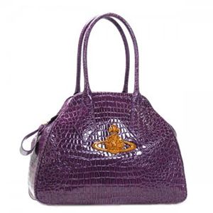 Vivienne Westwood(ヴィヴィアンウエストウッド) ハンドバッグ CHANCERY 5008  パープル H32×W42×D18