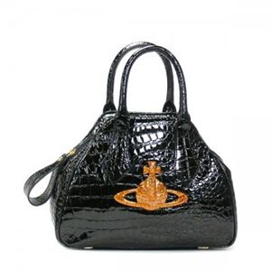 Vivienne Westwood(ヴィヴィアンウエストウッド) ハンドバッグ CHANCERY 5010  ブラック H21×W28×D12