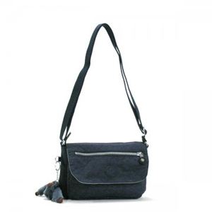 Kipling（キプリング） ショルダーバッグ BASIC K12909 521 ブラック/ブルー H15.5×W22×D6