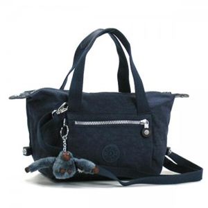 Kipling（キプリング） ハンドバッグ BASIC K12971 521 ブラック/ブルー H14×W21.5×D12.5