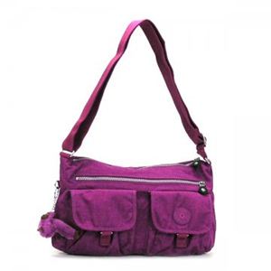 Kipling（キプリング） ショルダーバッグ BASIC K13180 217 ダークパープル H20×W37×D7