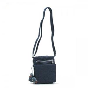 Kipling（キプリング） ショルダーバッグ BASIC K13732 521 ブラック/ブルー H20×W15×D1.5