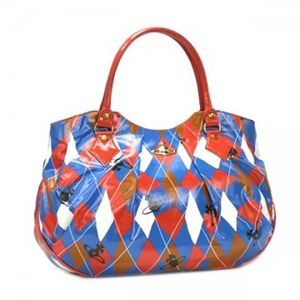 Vivienne Westwood（ヴィヴィアンウエストウッド） トートバッグ NEW HARLEQUIN 4610 レッド H29（C）×W42×D10.5