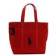 RalphLaurenit[j g[gobO BIG PP TOTE 4051582 254QJ PARK AVE RED摜ŏP