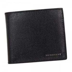 Burberry（バーバリー） 二つ折り財布（小銭入れ付）  3997618  BLACK
