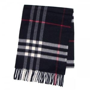 Burberry（バーバリー） マフラー   4100B NAVY CHECK