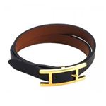 Hermes（エルメス） ブレスレット  064692CC AA NOIR/FAUVE
