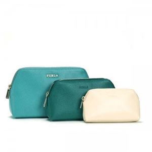 Furla（フルラ） ポーチ EI20 AQG ACQUAMARINA+MALACHITE+CONCHIGL