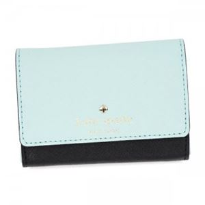 KATE SPADE（ケイトスペード） 小銭入れ PWRU3897 468 GRACE BLUE/BLACK//CRSIP LINEN