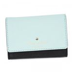 KATE SPADE（ケイトスペード） 小銭入れ PWRU3897 468 GRACE BLUE/BLACK//CRSIP LINEN