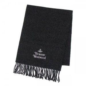 Vivienne Westwood(ヴィヴィアンウエストウッド) マフラー 2 F552 11 ダークグレー L170W31