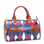 Vivienne Westwood（ヴィヴィアンウエストウッド） ボストンバッグ NEW HARLEQUIN 4608  レッド H16（C）×W30×D14