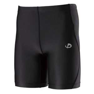 Phiten（ファイテン） SPORTS SPATS（スポーツスパッツ）クウォーター （吸汗速乾） BK L JF580005