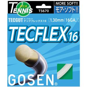 GOSEN（ゴーセン） テックガット テックフレックス16 パールホワイト TS670PW