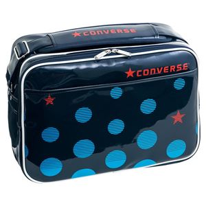 CONVERSE（コンバース） エナメルショルダー（M） C1300053 ネイビー×ターコイズ