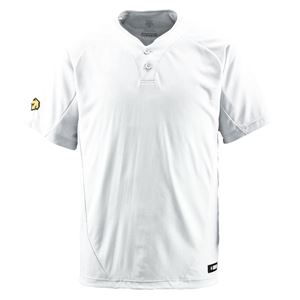 デサント（DESCENTE） ベースボールシャツ（2ボタン） （野球） DB201 Sホワイト XO