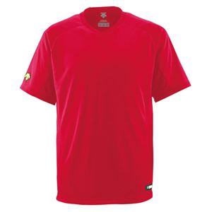 デサント（DESCENTE） ベースボールシャツ（Vネック） （野球） DB202 レッド XO