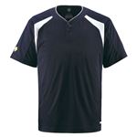 デサント（DESCENTE） ベースボールシャツ（2ボタン） （野球） DB205 Dネイビー L