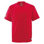 デサント（DESCENTE） ジュニアベースボールシャツ（Vネック） （野球） JDB202 レッド 130