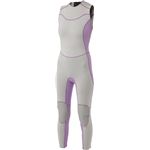 AQA（アクア） シーラックス ロングジョン レディース KW4491 グレイ×パープルML
