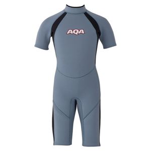AQA（アクア） キッズスーツ スプリングII KW4504A スモークブルー×マットブラック110