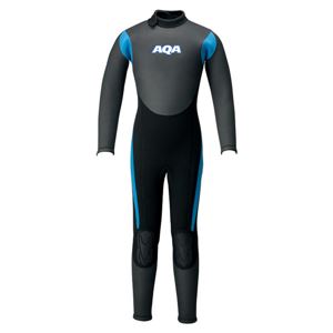 AQA（アクア） キッズスキンフルスーツIII KW4507A ブラック×ブルー160