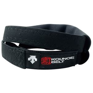 デサント（DESCENTE） Kounoe Belt 鴻江ベルト 膝用 DAT8103 ブラック M