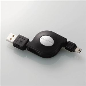 エレコム 巻き取り式USBケーブル USB-RLM515