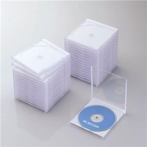 エレコム CD/DVDケース CCD-030LWH