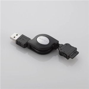 エレコム 携帯電話用USBデータ転送・充電ケーブル MPA-RTCWUSB_BK