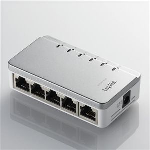 ロジテック 100BASE対応スイッチングハブ LAN-SW05BSV