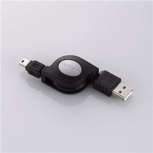 エレコム ゲーム用充電・転送USB2.0巻き取りケーブル GP-CR15BK