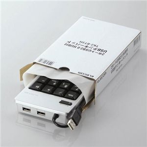 エレコム 2ポートUSB2.0HUB付テンキーパッド TK2-BT3H