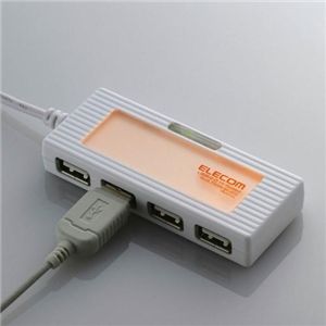 エレコム 4ポートUSB2.0HUB U2H-P4BDR