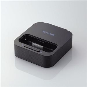 エレコム iPod Dockコネクタ用小型スピーカ ASP-P102BK