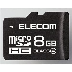 エレコム microSDHCカード/8GB/CLASS4 MF-MRSDH08GC4