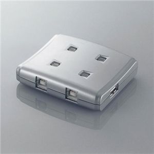 エレコム USB2.0手動切替器 USS2-W4