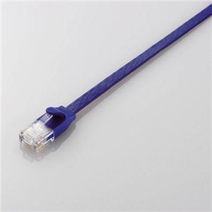 エレコム Cat6e準拠スーパーフラットLANケーブル LD-GFE_BU10