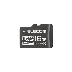 エレコム class6対応 microSDHCメモリカード MF-MRSDH16GC6