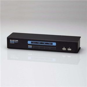 エレコム DVI-I対応コンピュータ切替器 KVM-DVU4