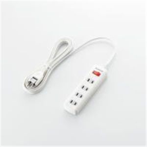 ELECOM（エレコム） 一括スイッチ付　省エネタップ T-E01-2430WH 2P式4個口3.0ｍ