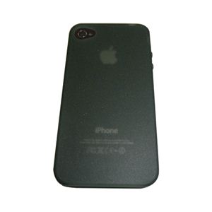 icover iPhone4pP[X TPU AS-IP4T-BK ubN itZbgj摜1