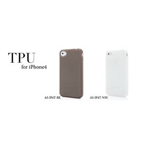 icover iPhone4pP[X TPU AS-IP4T-W zCg itZbgj摜3XV