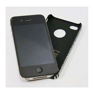 icover iPhone4pP[X KOREAN CRYSTAL AS-IP4K8-BK ubN itZbgj摜3XV