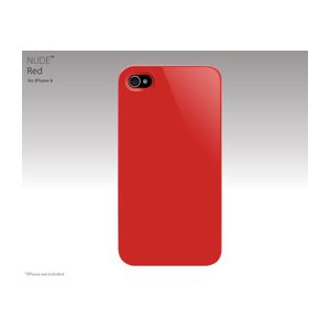 vAfXVXefUC SwitchEasy NUDE for iPhone 4 Red SW-NUI4-R摜1